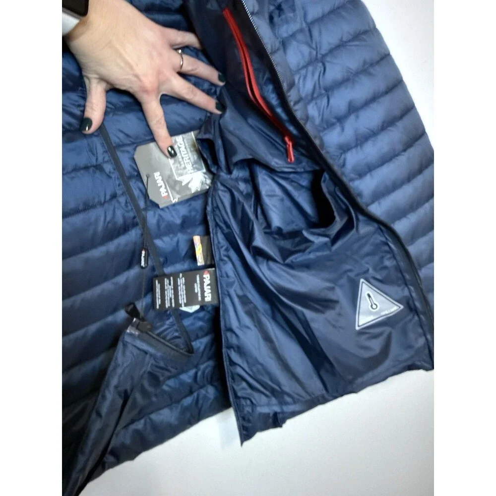 Pajar Canada Navy Osprey Channel Lightweight Packable Puffer Jacket NWT $229 Med